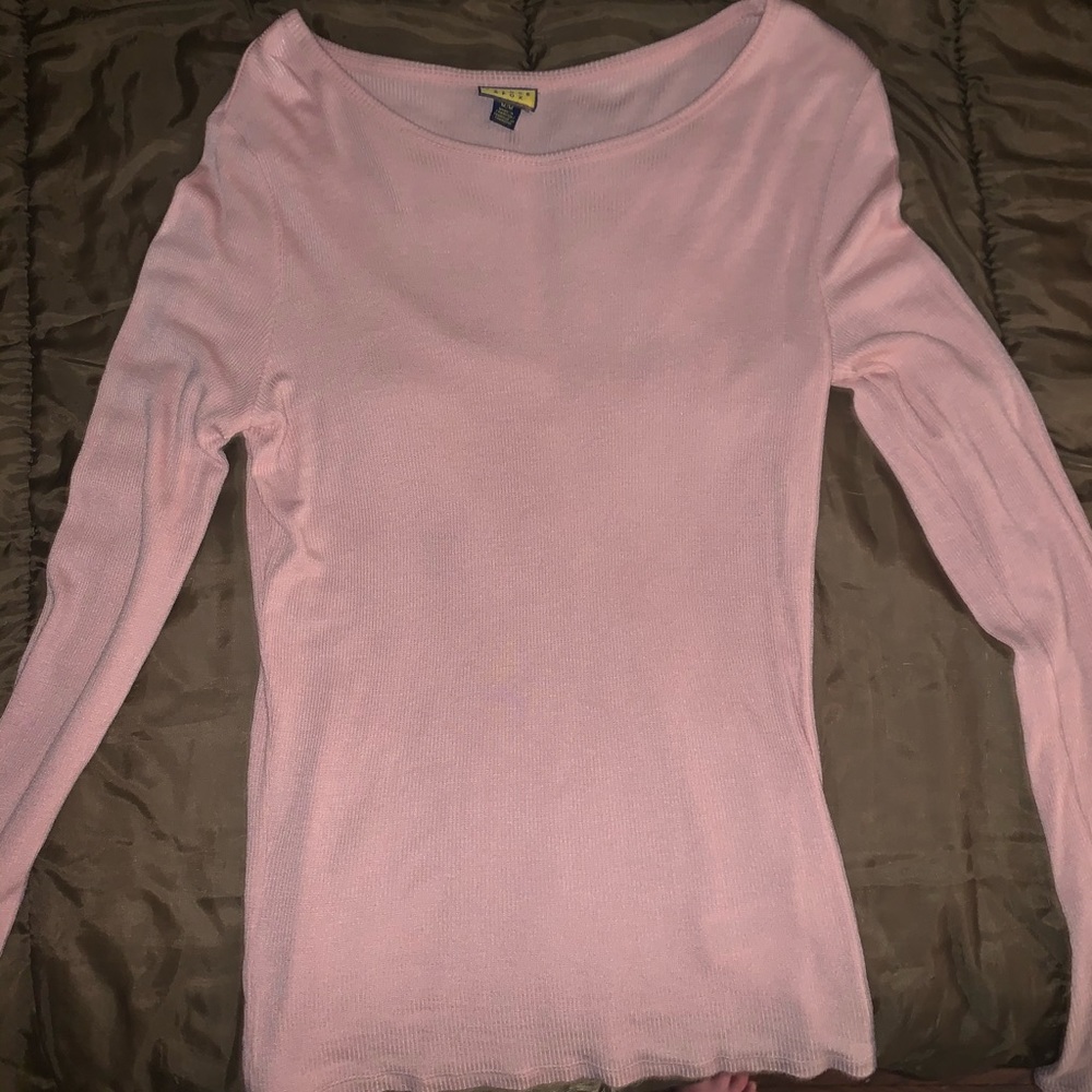 Light pink crew neck sweater